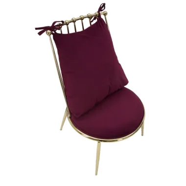 Fotel GLAM BACKY 55 60 83 cm (wysokość siedziska 35 cm)